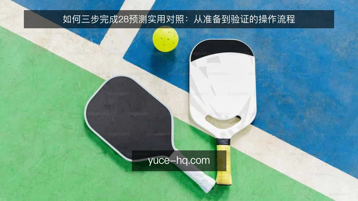 如何三步完成28预测实用对照:从准备到验证的操作流程